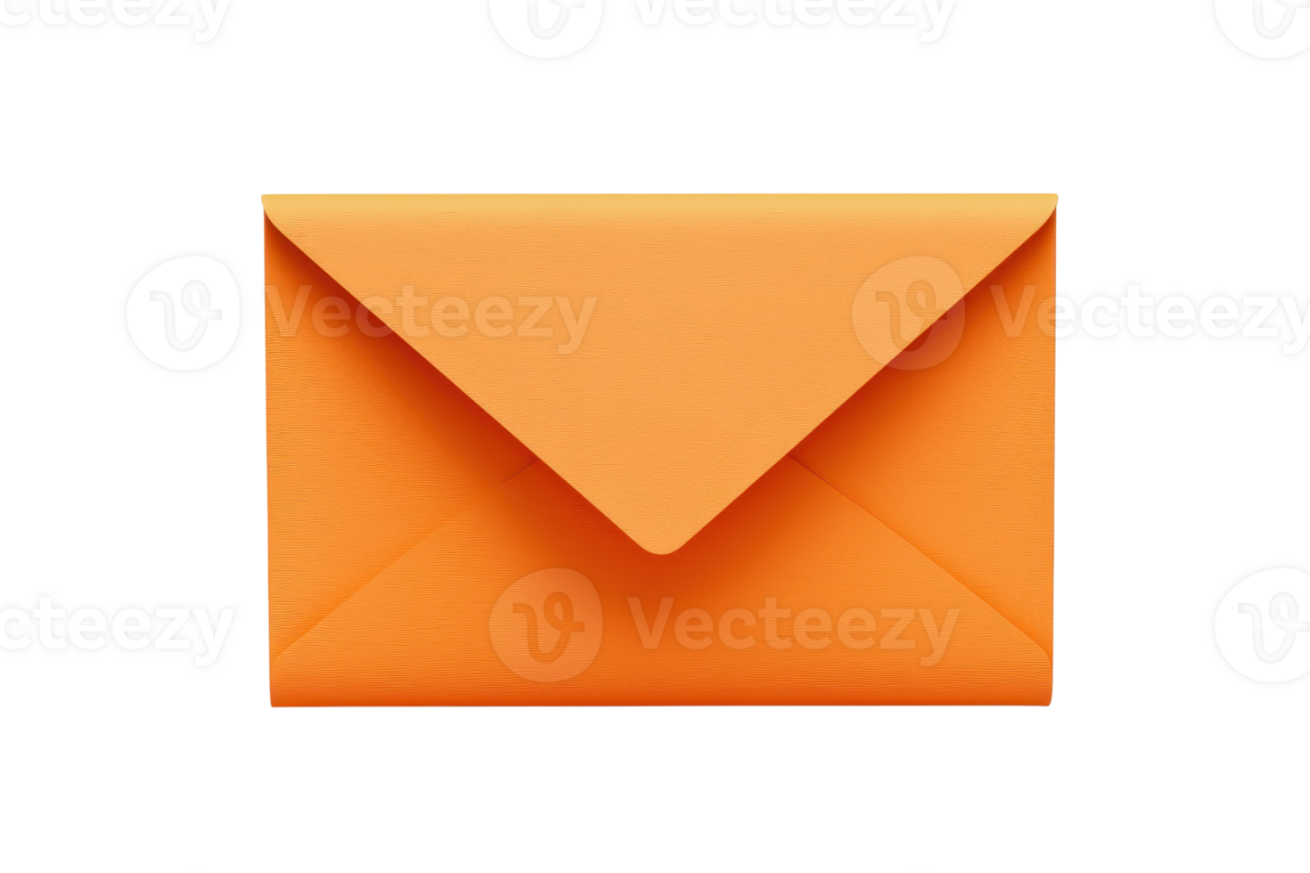An orange envelope with a pointed flap. png