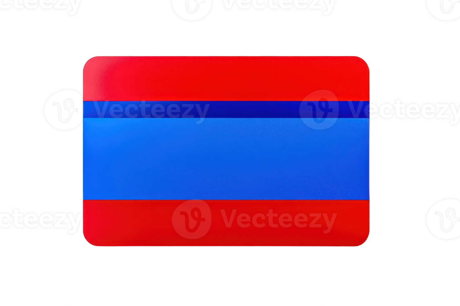 A rectangular flag featuring bold red and blue horizontal stripes. png