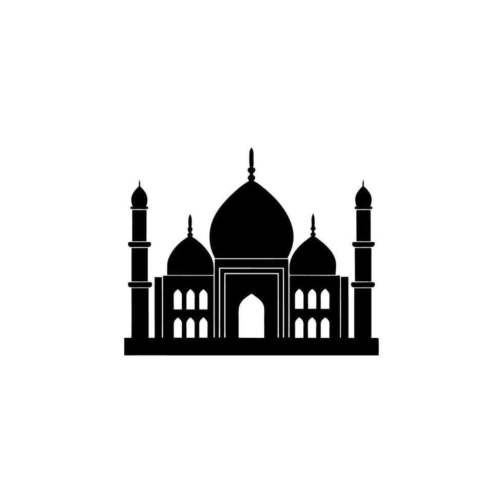 Mosque illustration for graphic use vector