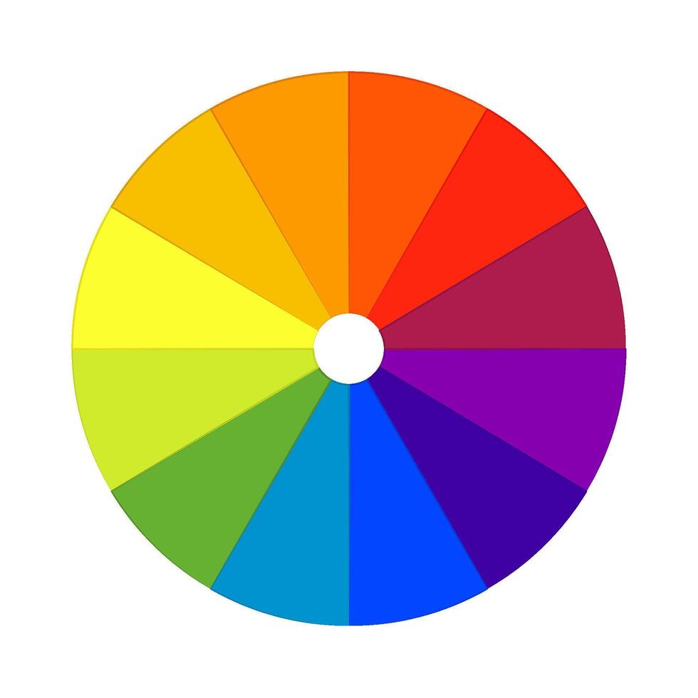 Illustration of Color Wheels vector