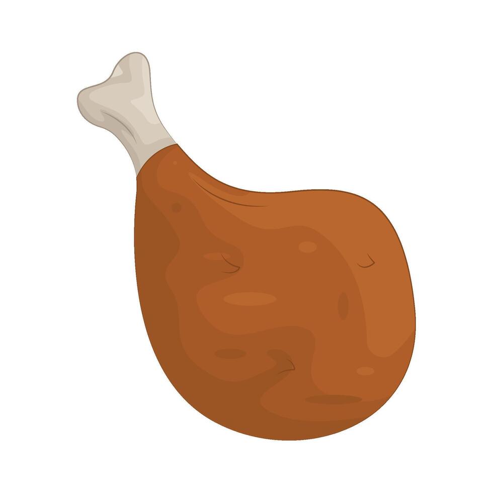 Illustration of toy chicken drumsticks vector