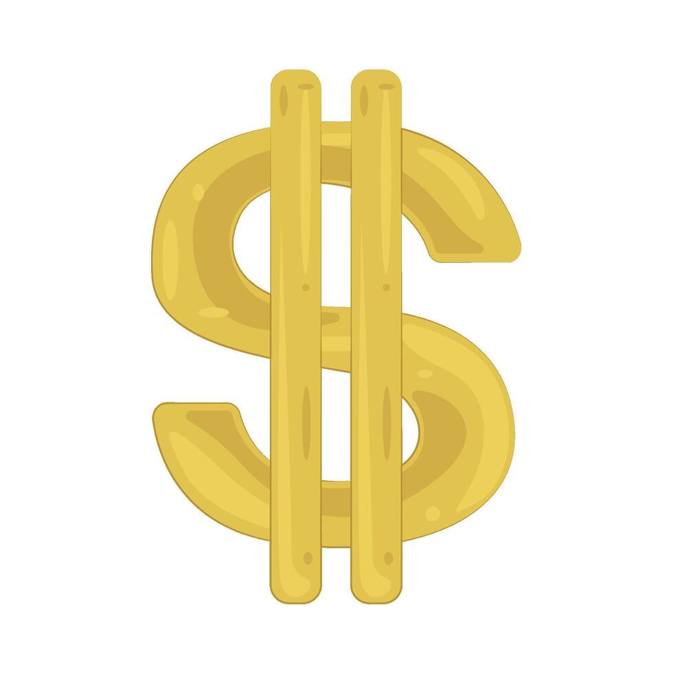 Illustration of dollar sign vector