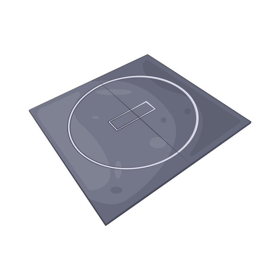 Illustration of Wrestling Mat vector