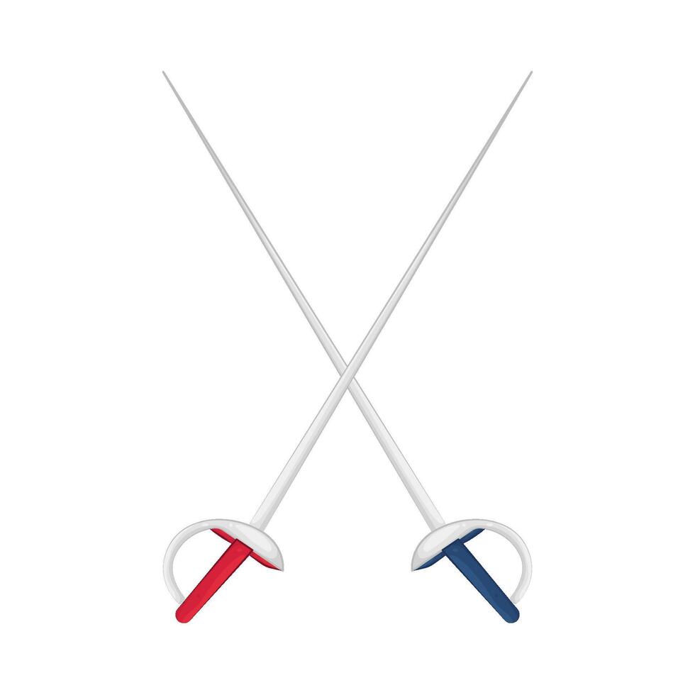Illustration of fencing sword vector