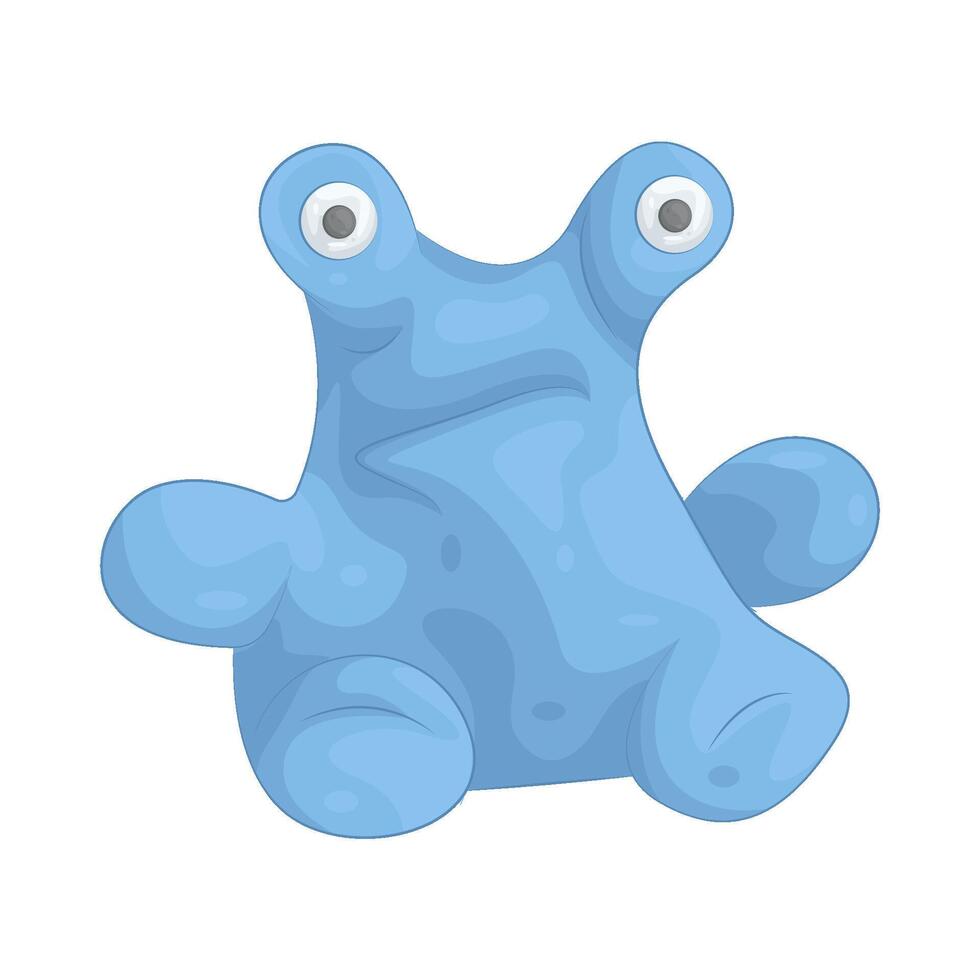 Illustration of toy monster vector