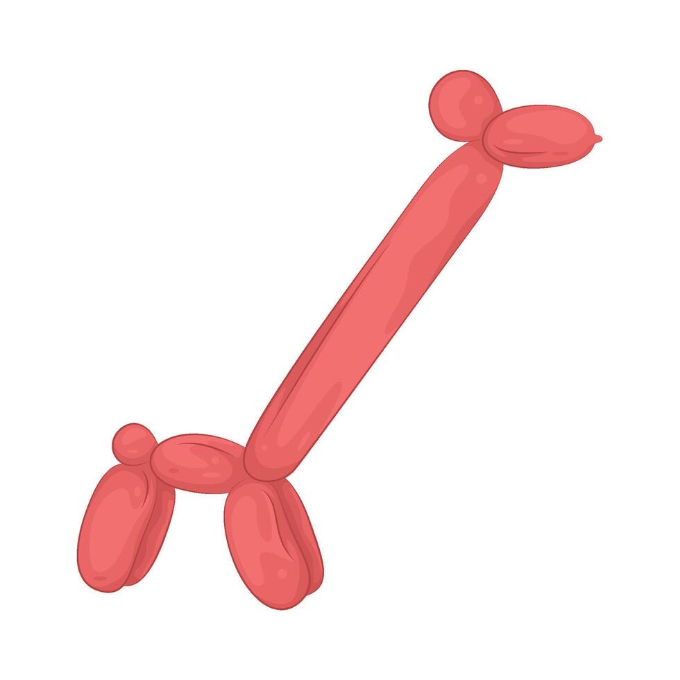 Illustration of red balloon vector