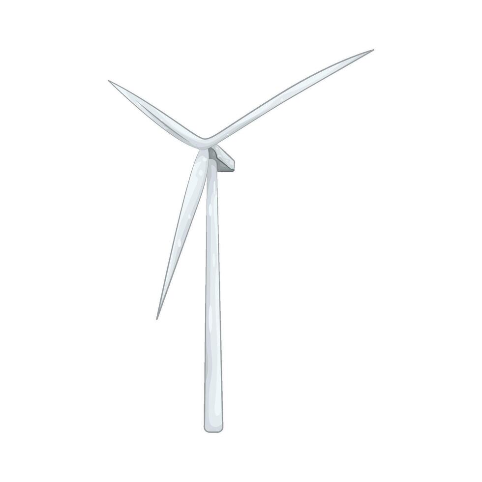 Illustration of Wind Turbines vector