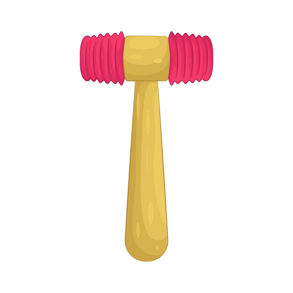Illustration of toy hammer vector