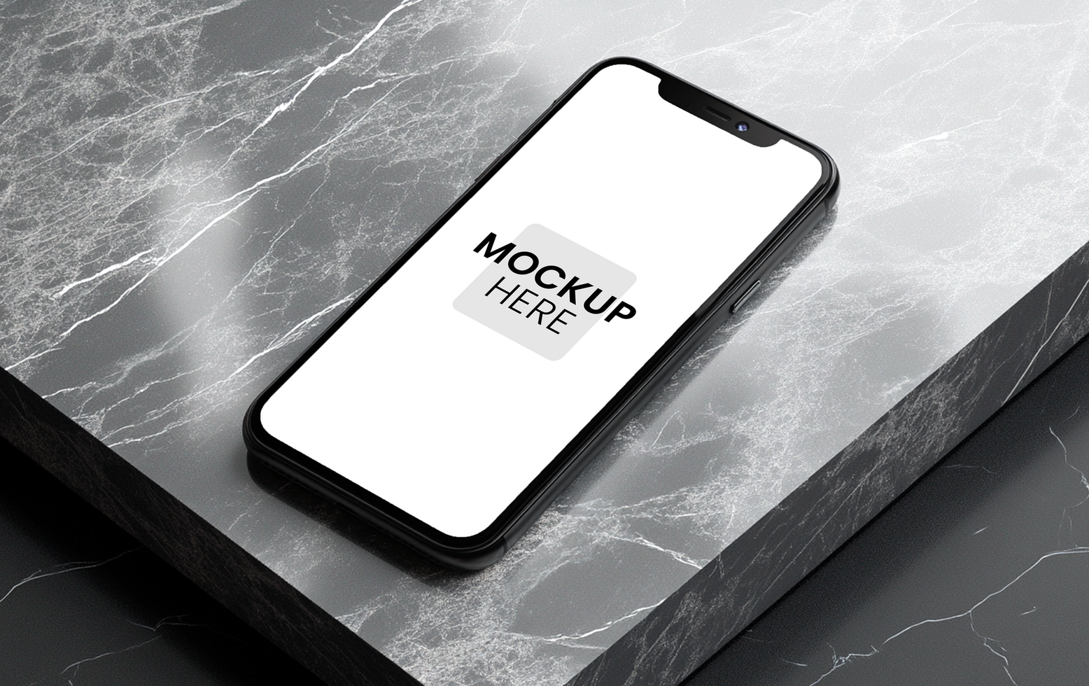 Ultra-realistic smartphone display, editable mockup design, professional and sleek for branding psd