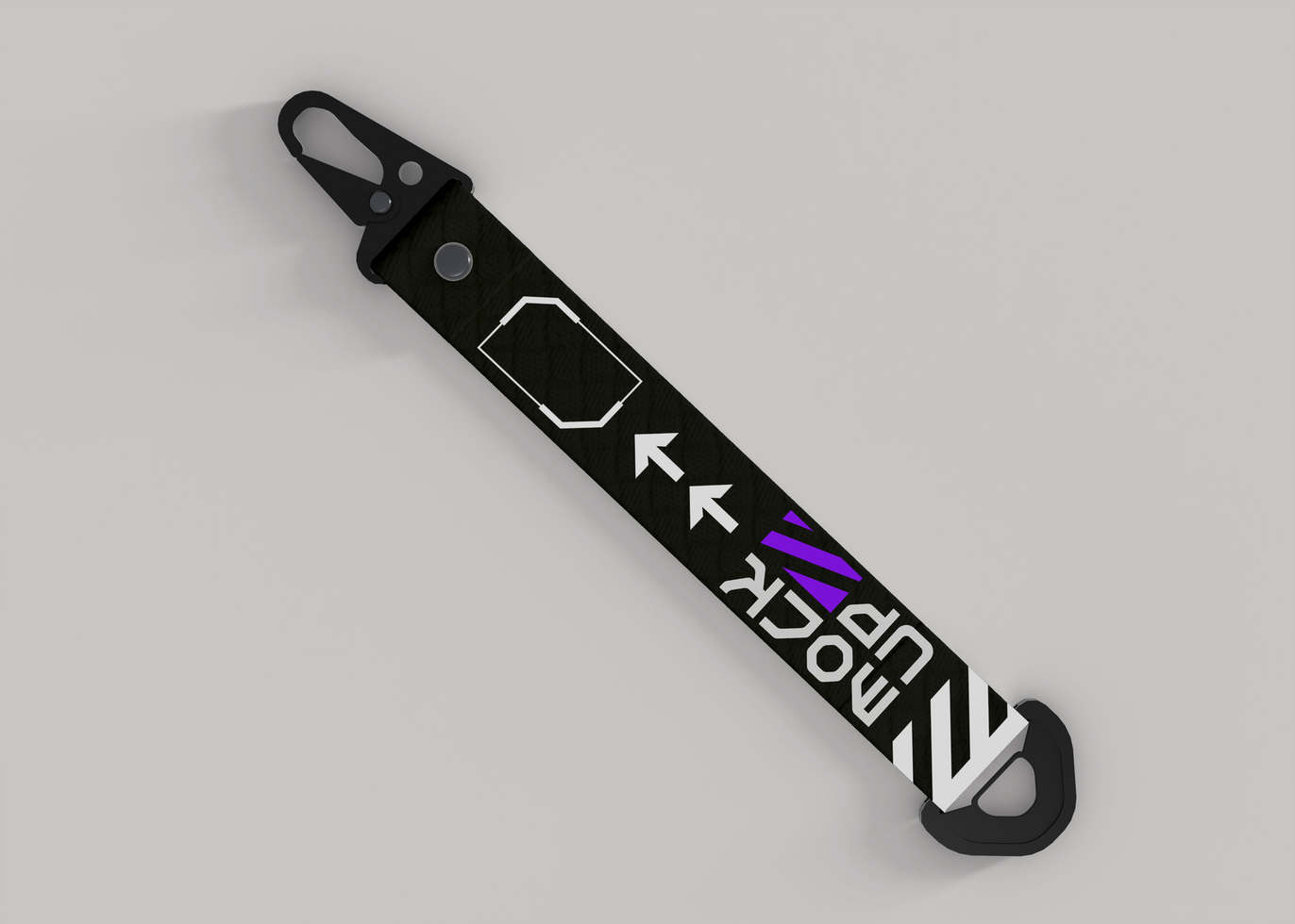 Travel Strap Keychain Mockup psd