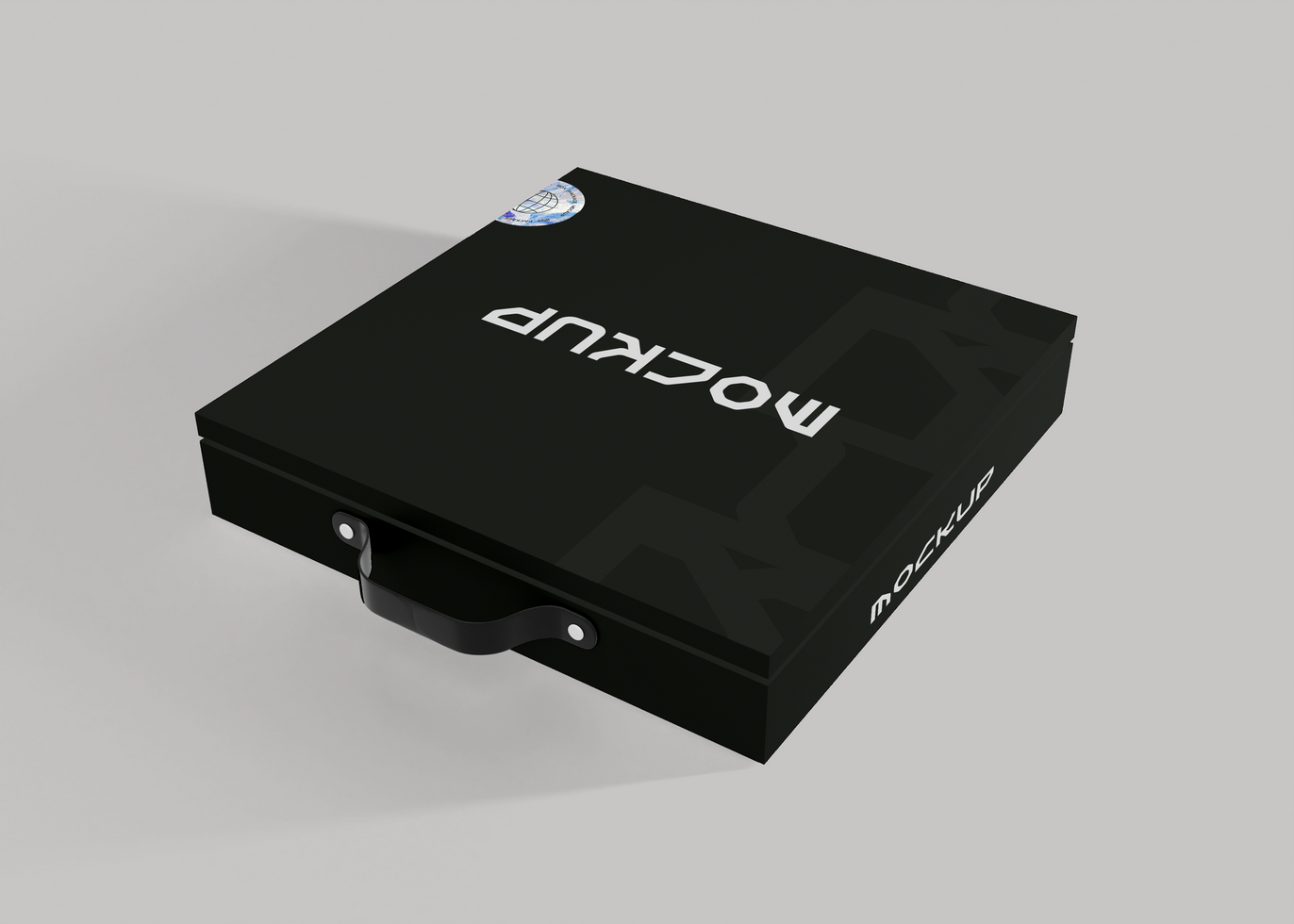 Branding Art Box Package Mockup psd