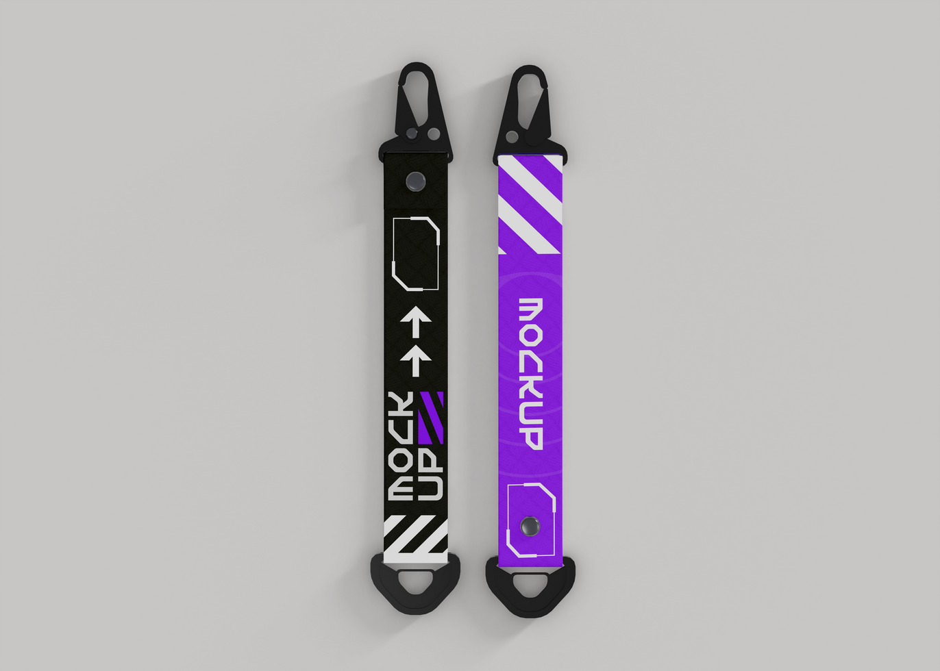 Corporate Strap Keychain Mockup psd