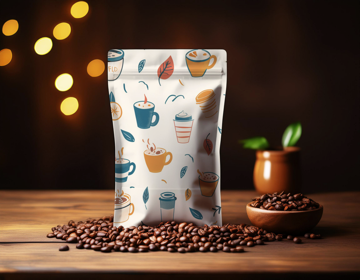 Free Packaging Coffee Mockup psd