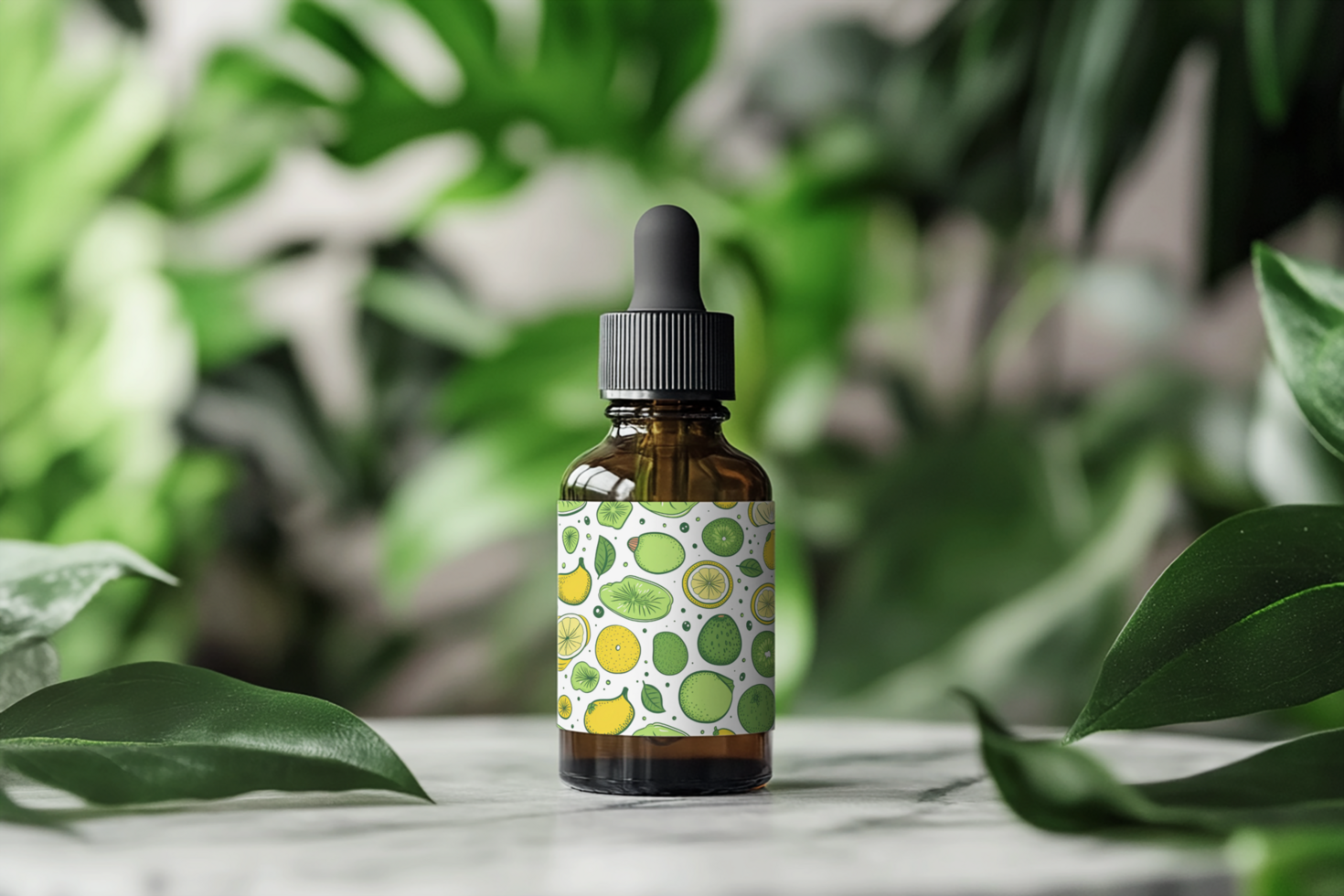 Free Natural Skin Care Bottle Mockup psd