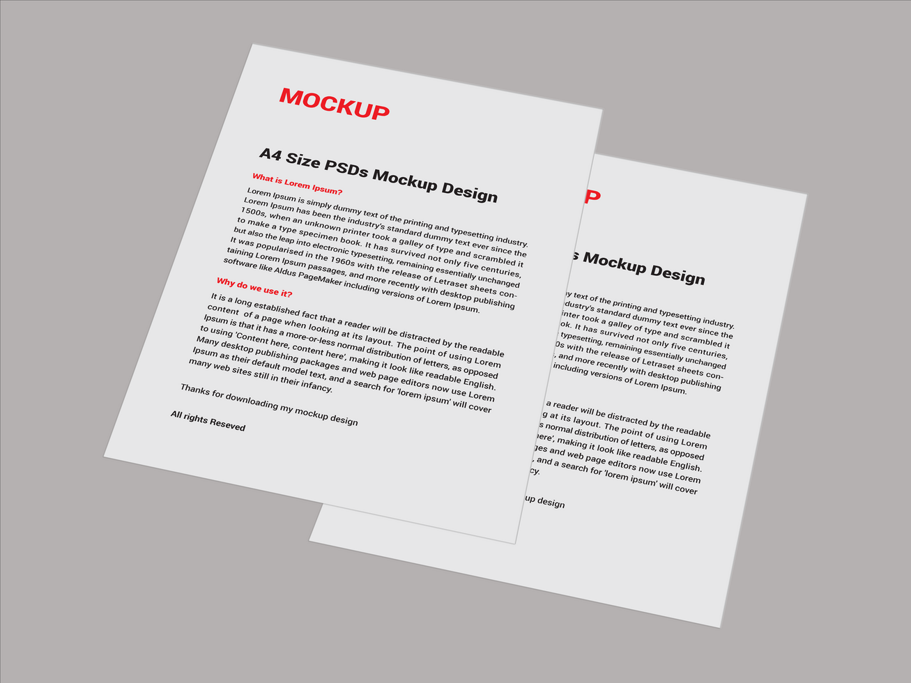 Wow Menu poster pamphlet invoice Letterhead fax cover flyers Letter Mockup file psd