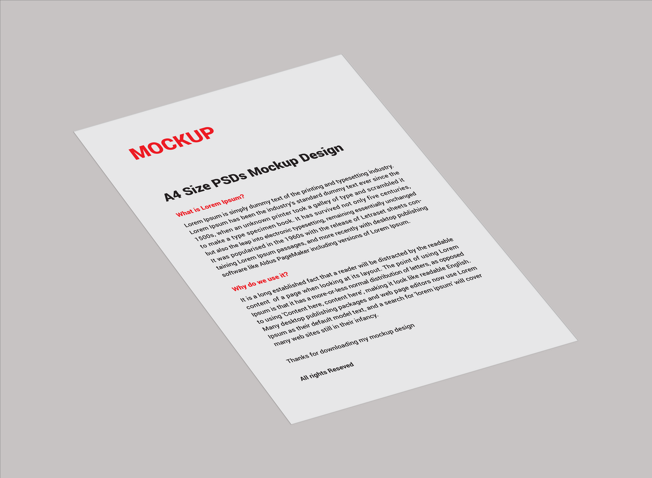Wow Menu poster pamphlet invoice Letterhead fax cover flyer or Letters Mockup file psd