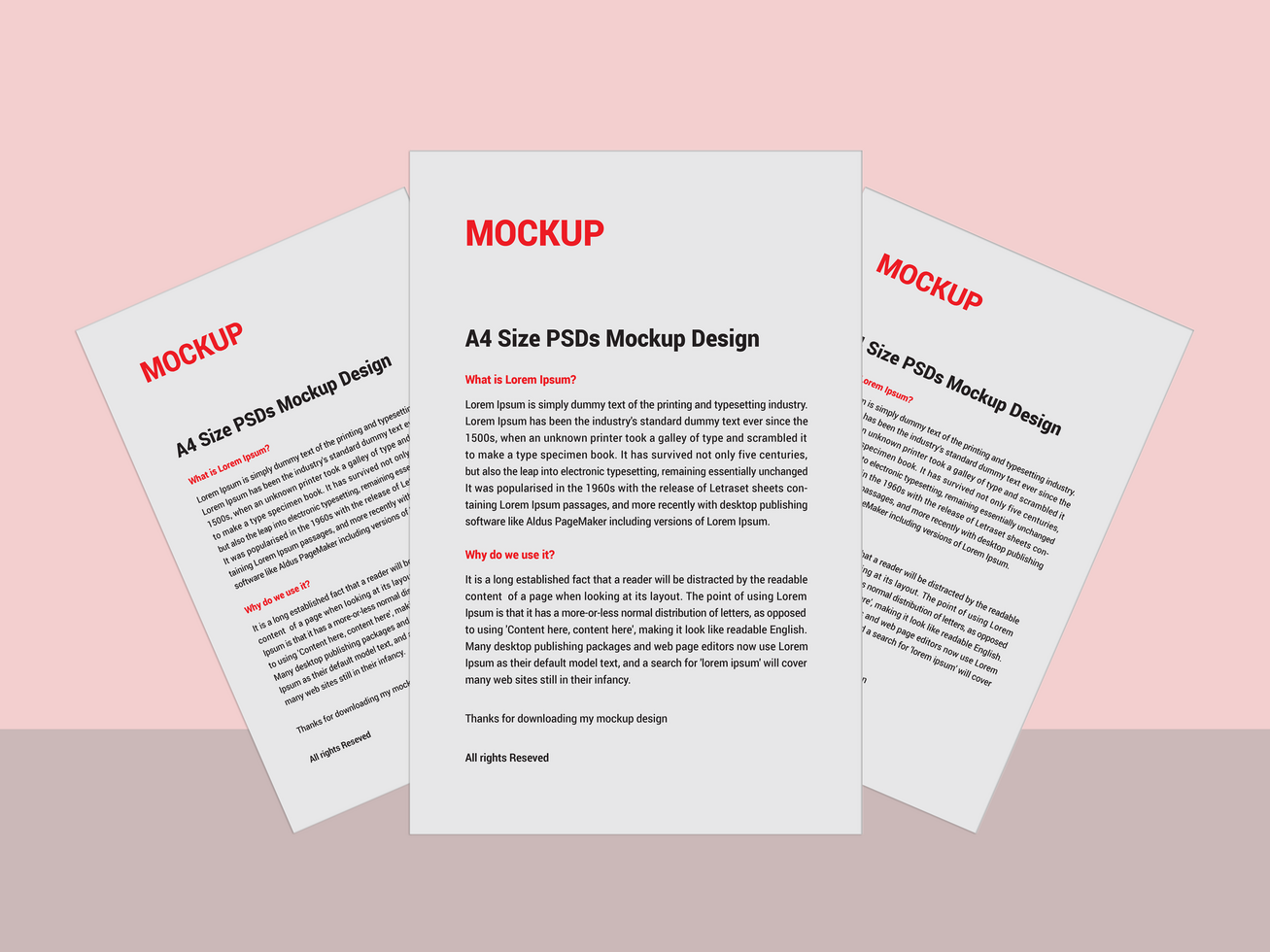 Premium Sell sheet Menu poster pamphlet invoice Letterhead faxs cover flyer sale sheet Letter mockup file psd