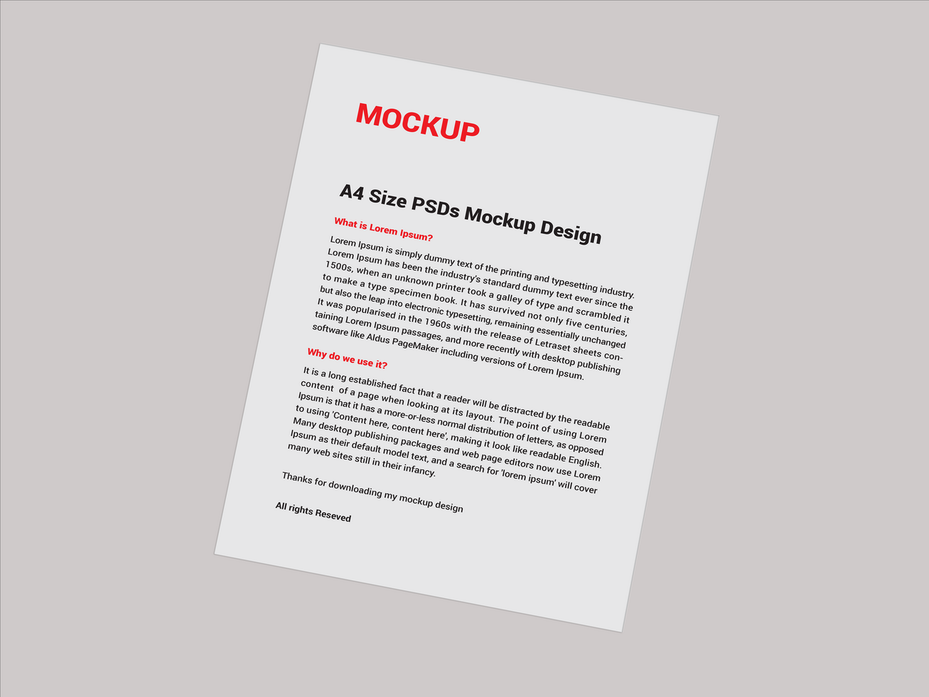 Wow Menu poster pamphlet invoice Letterhead fax cover flyer Letter Mockup files psd
