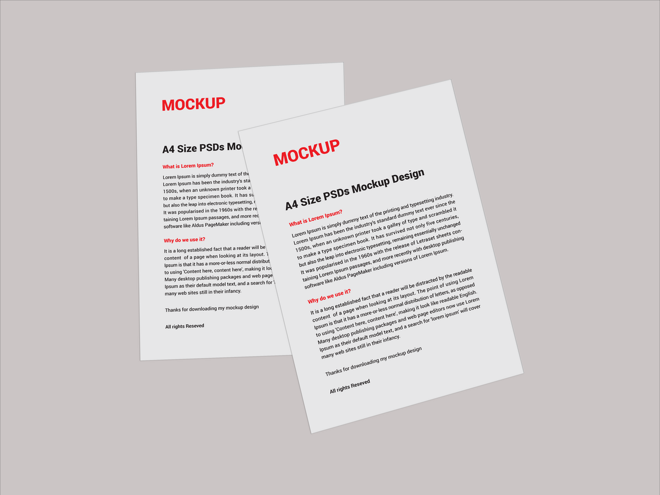 Sell sheet Menu poster pamphlets invoice Letterhead fax cover flyer sale sheet Letter mockup file psd
