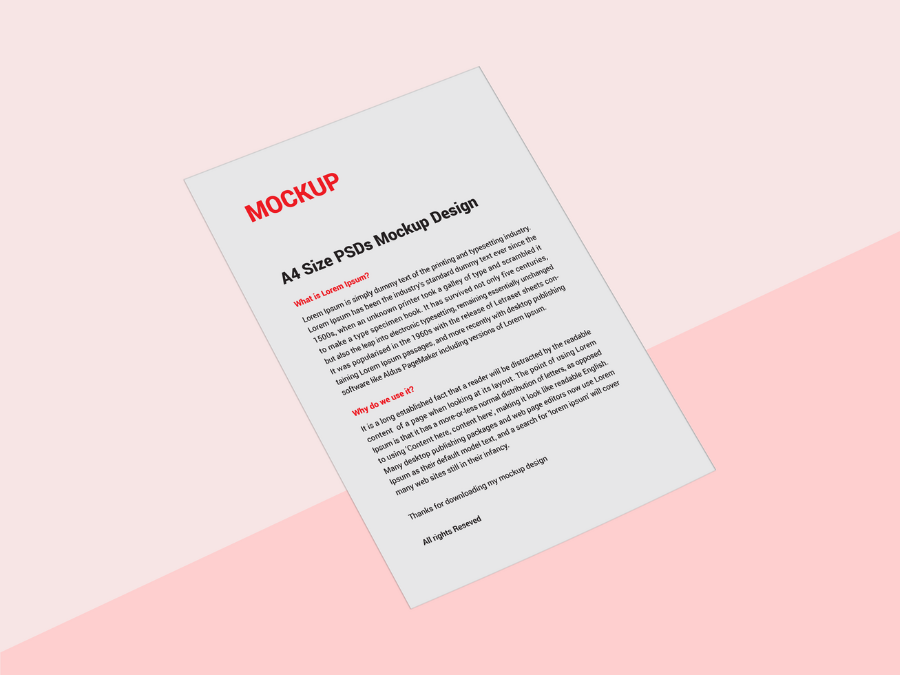 Sell sheet Menu posters pamphlet invoice Letterhead fax cover flyer sale sheet Letter mockup file psd