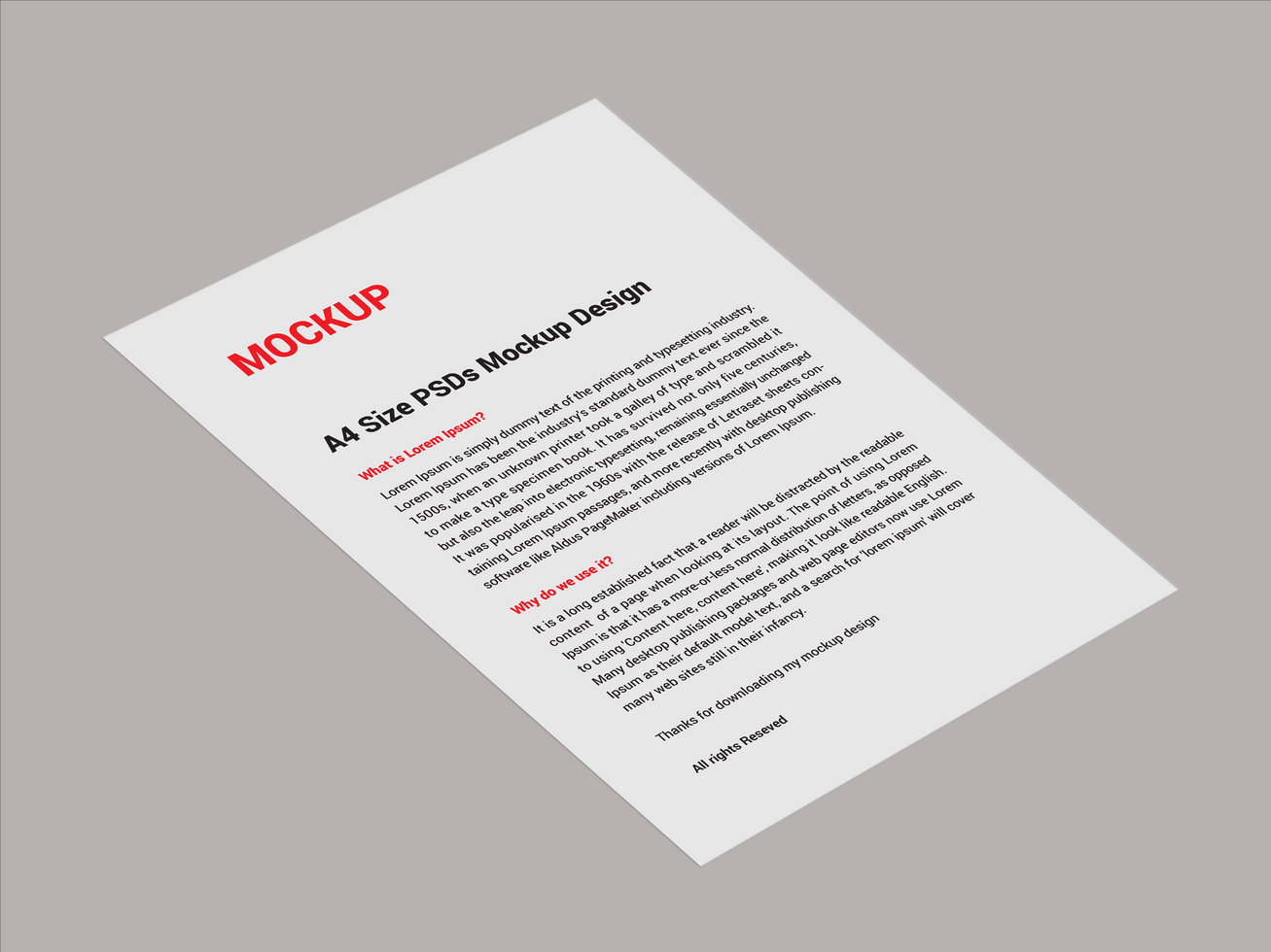 Premium Sell sheets Menu poster pamphlet invoice Letterhead fax cover flyer sale sheet and Letter mockup file psd