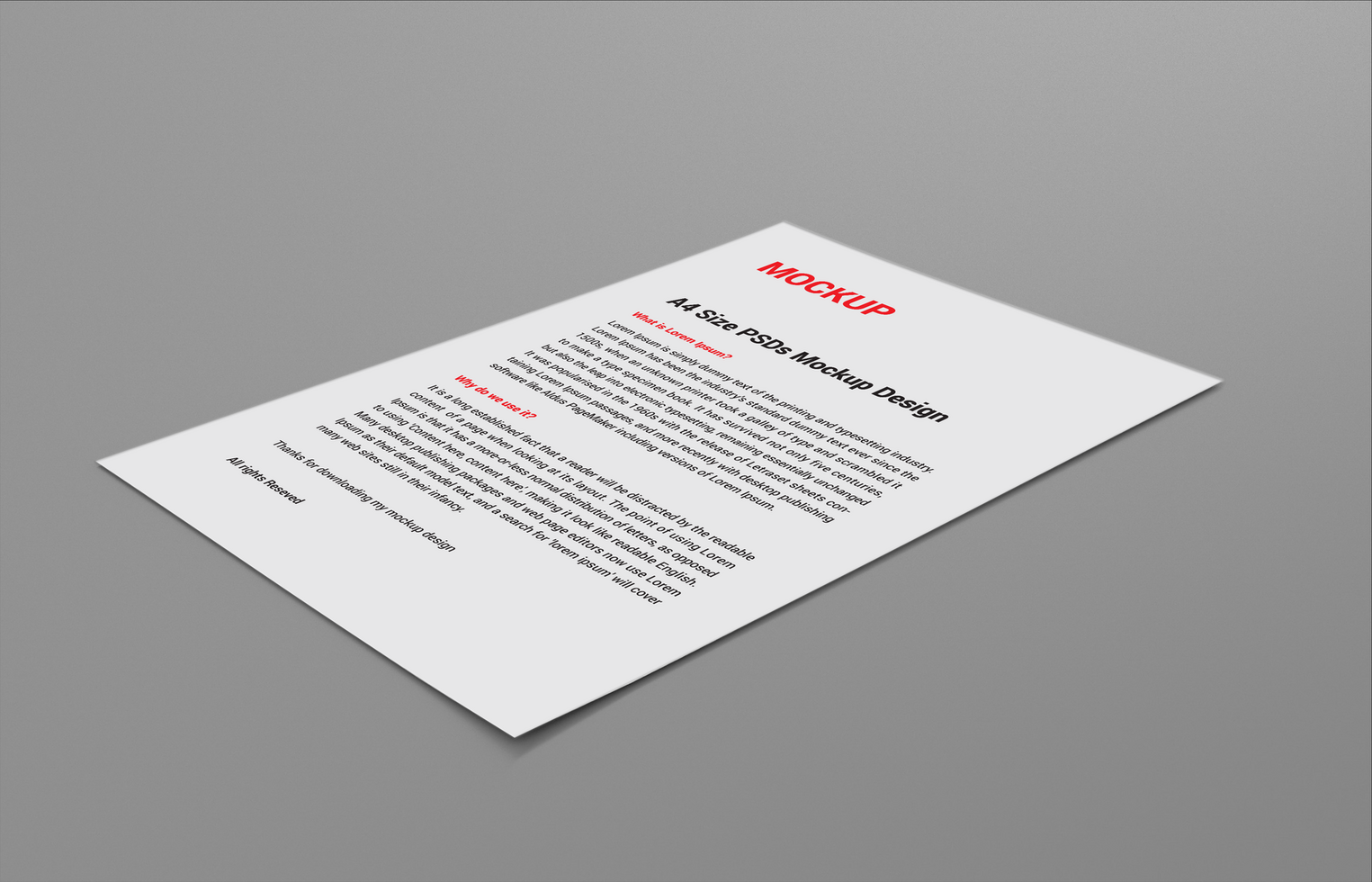 Menu poster pamphlets invoice Letterhead fax cover flyers Letter Mockup file psd