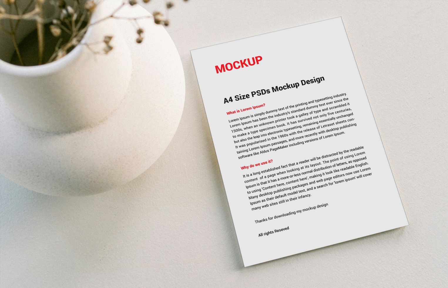 Excellent Menu poster pamphlet invoice Letterhead fax cover flyer or Letter Mockups file psd