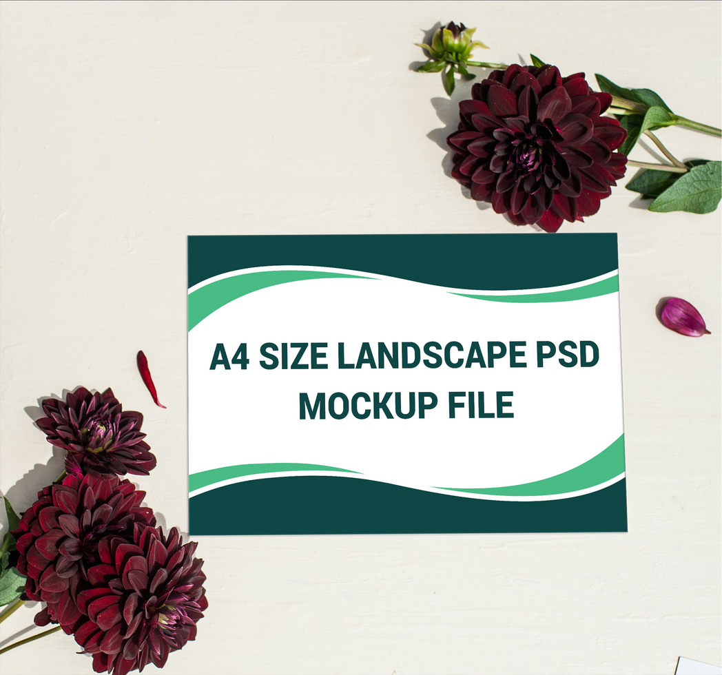 Excellent Menu poster pamphlets invoice Letterhead fax cover flyer or Letter Mockup file psd