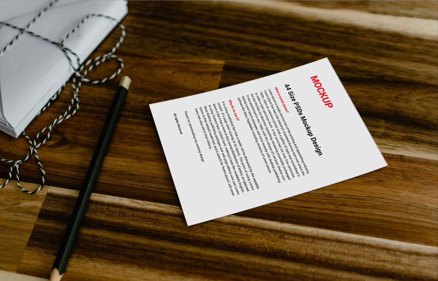 Excellent Menu poster pamphlet invoice Letterhead fax covers flyer or Letter Mockup file psd