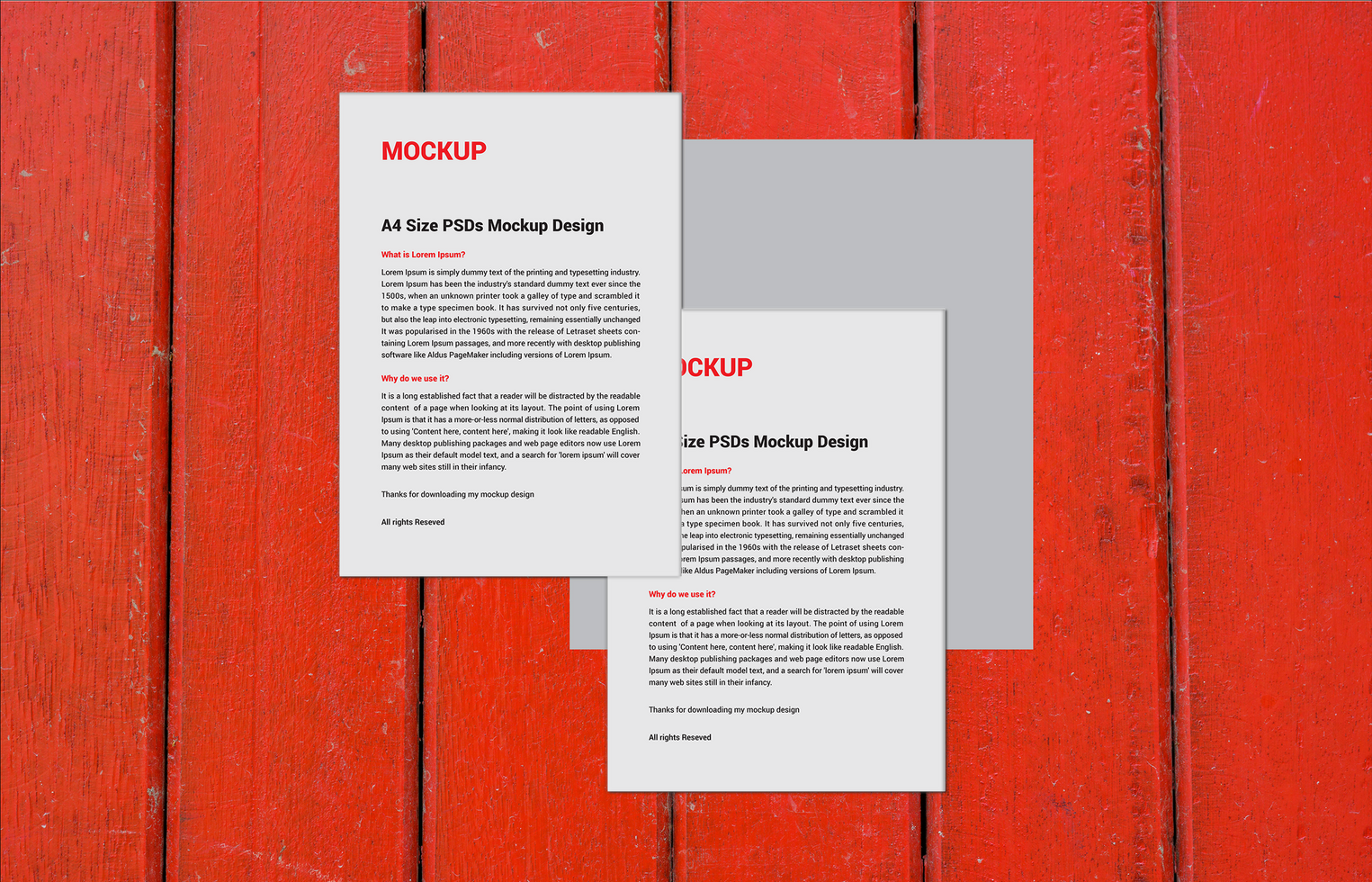 Excellent Menu posters pamphlet invoice Letterhead fax cover flyer Letter Mockup file psd