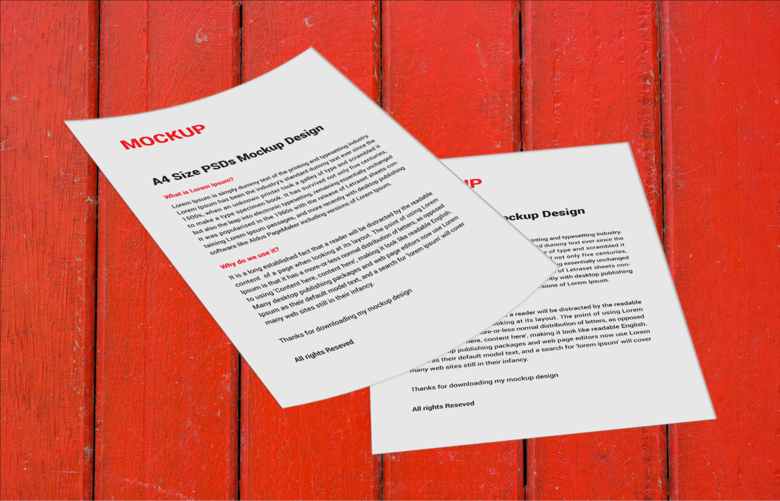 Excellent Menu poster pamphlet invoice Letterhead fax cover flyer or Letter Mockup file psd