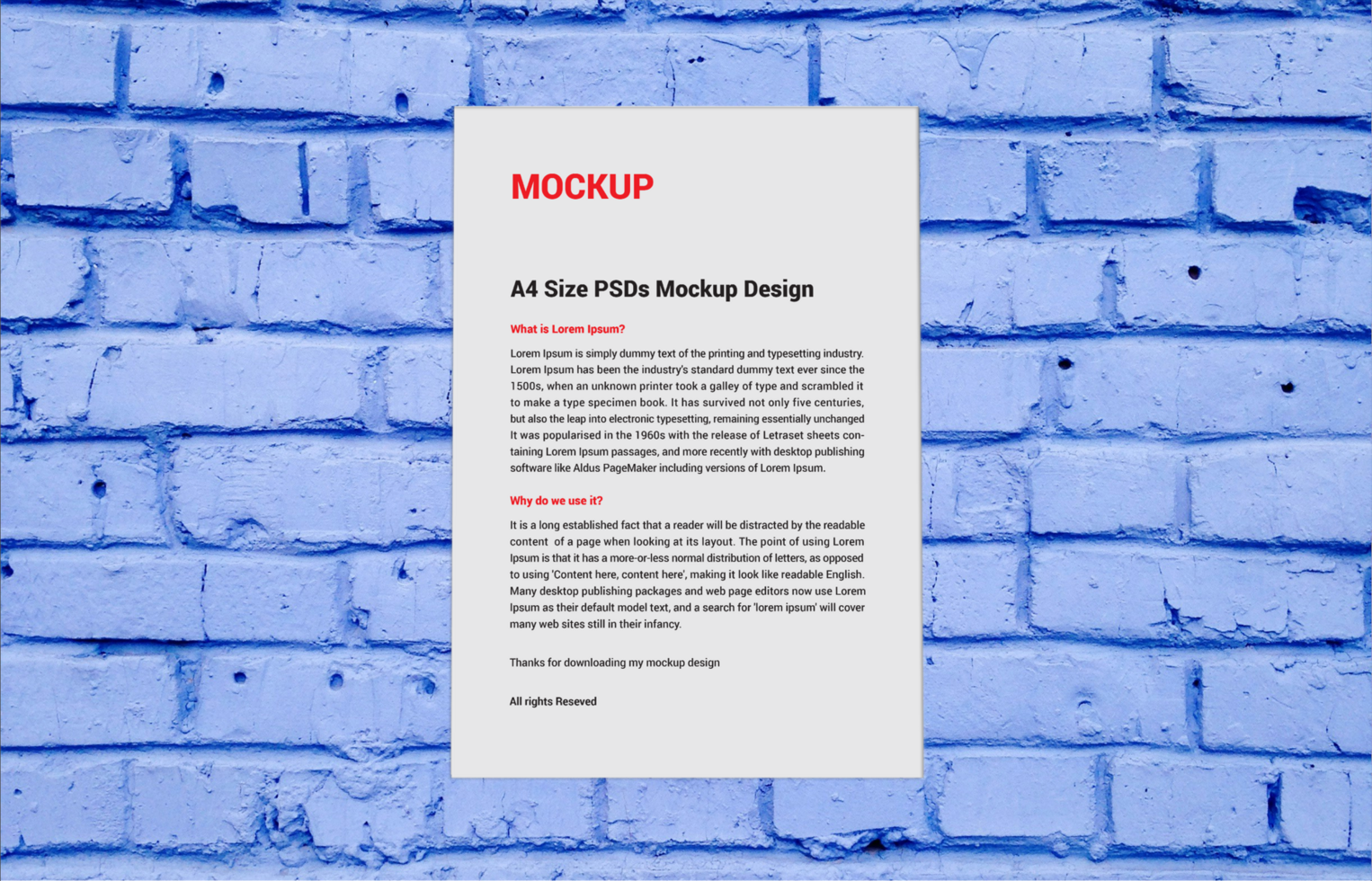 Menu poster pamphlet Letterhead Mockups file psd