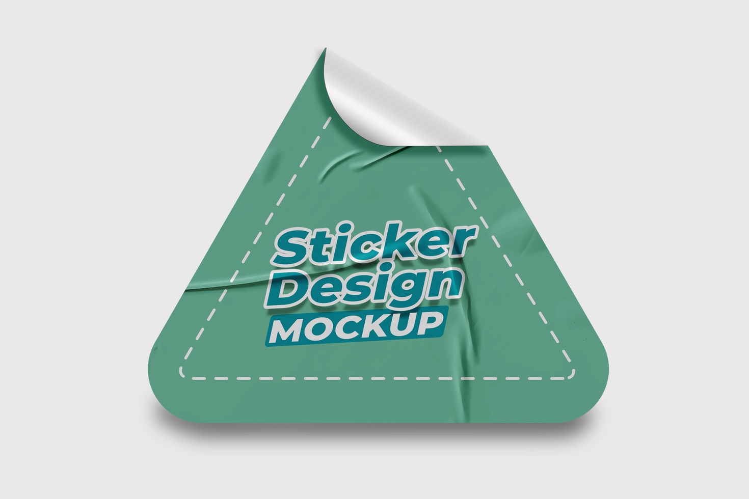 Realistic Sticker and Tag Mockup Design psd