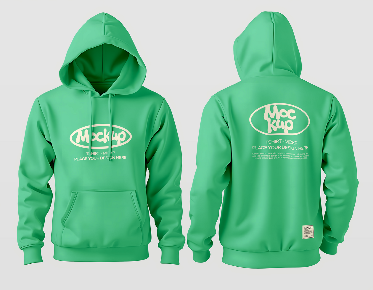 Double-sided Hodie Mockup psd