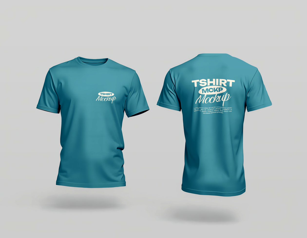 Double-sided Tshirt mockup Collection psd