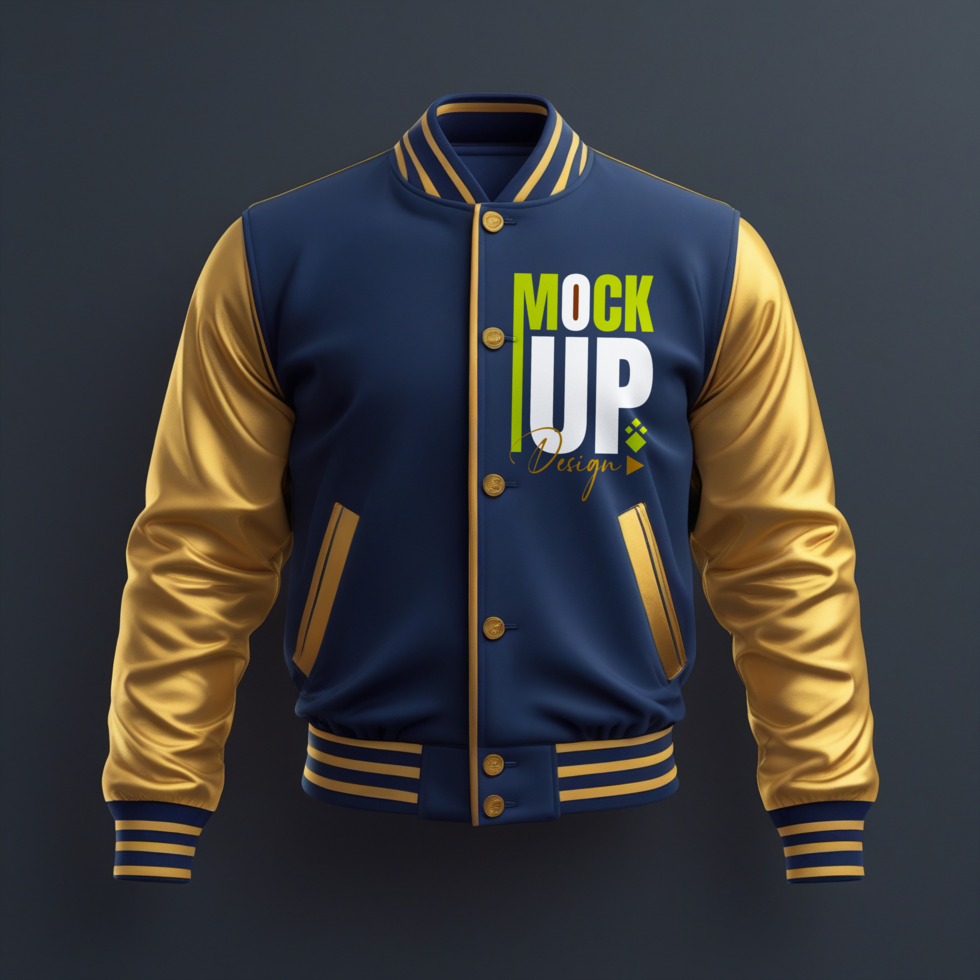 Versatile jumper and jacket mockup template featuring fashionable menswear apparel psd