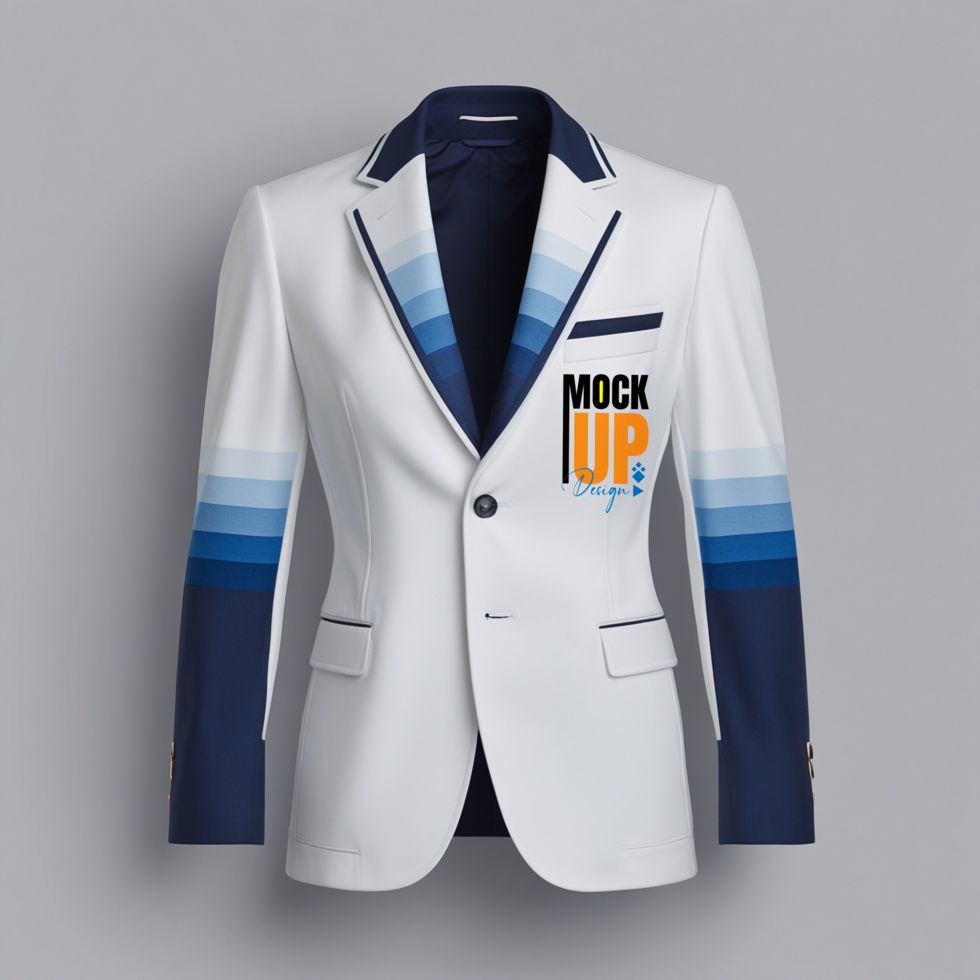 Coat and jacket mockup template for menswear and womens wear fashion psd