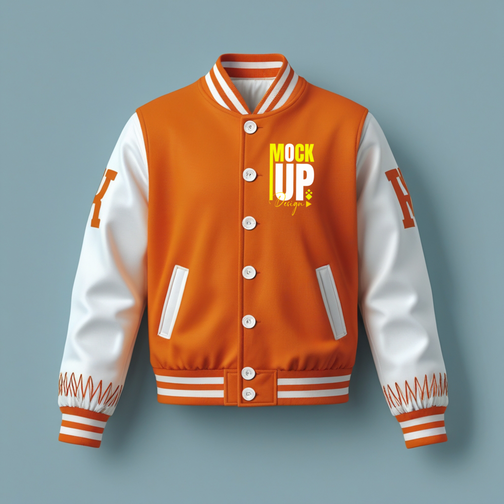 Versatile jacket mockup featuring sweater apparel for stylish outerwear templates psd