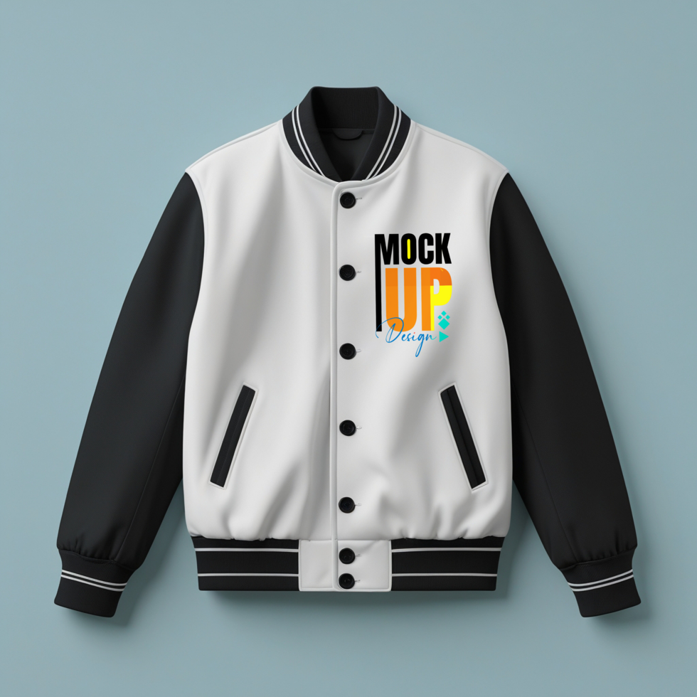 Jacket and sweater outerwear mockup template for professional and modern apparel designs psd