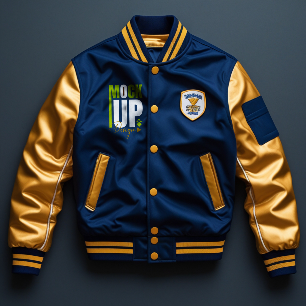 Realistic jacket and sweater mockup template for detailed outerwear fashion apparel psd