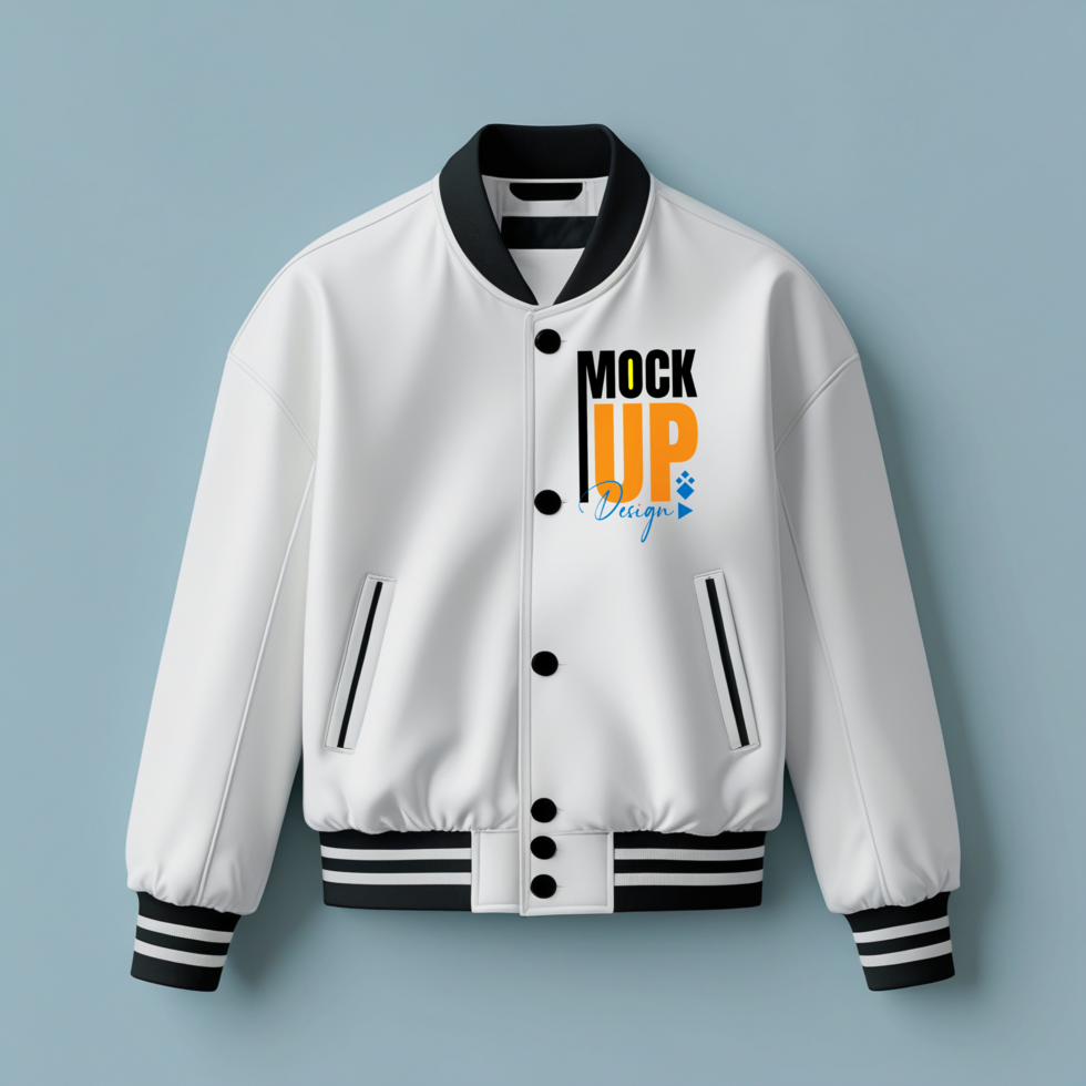 Winter ready sweater and jacket mockup template for outerwear apparel and fashion designs psd