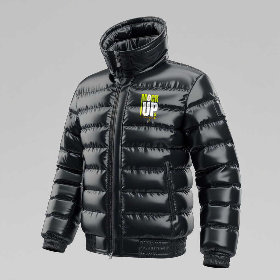 Trendy menswear jumper and jacket mockup template perfect for varsity and bomber styles psd