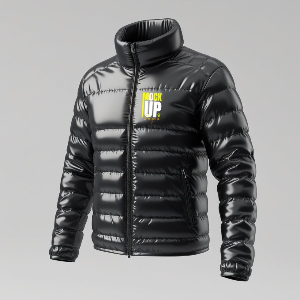 Bomber jacket and jumper mockup template with long sleeve casual menswear apparel psd