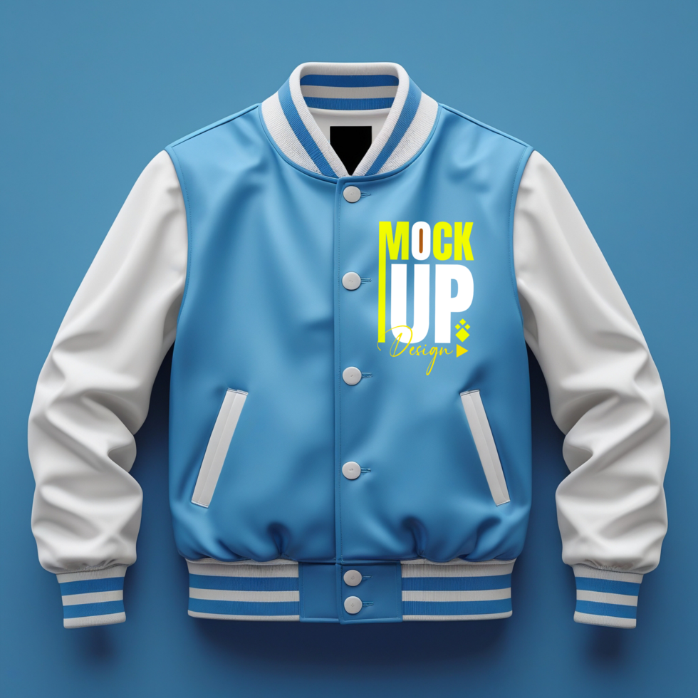 Elegant sweatshirt and jacket mockup for fashionable menswear and hoodie design template psd