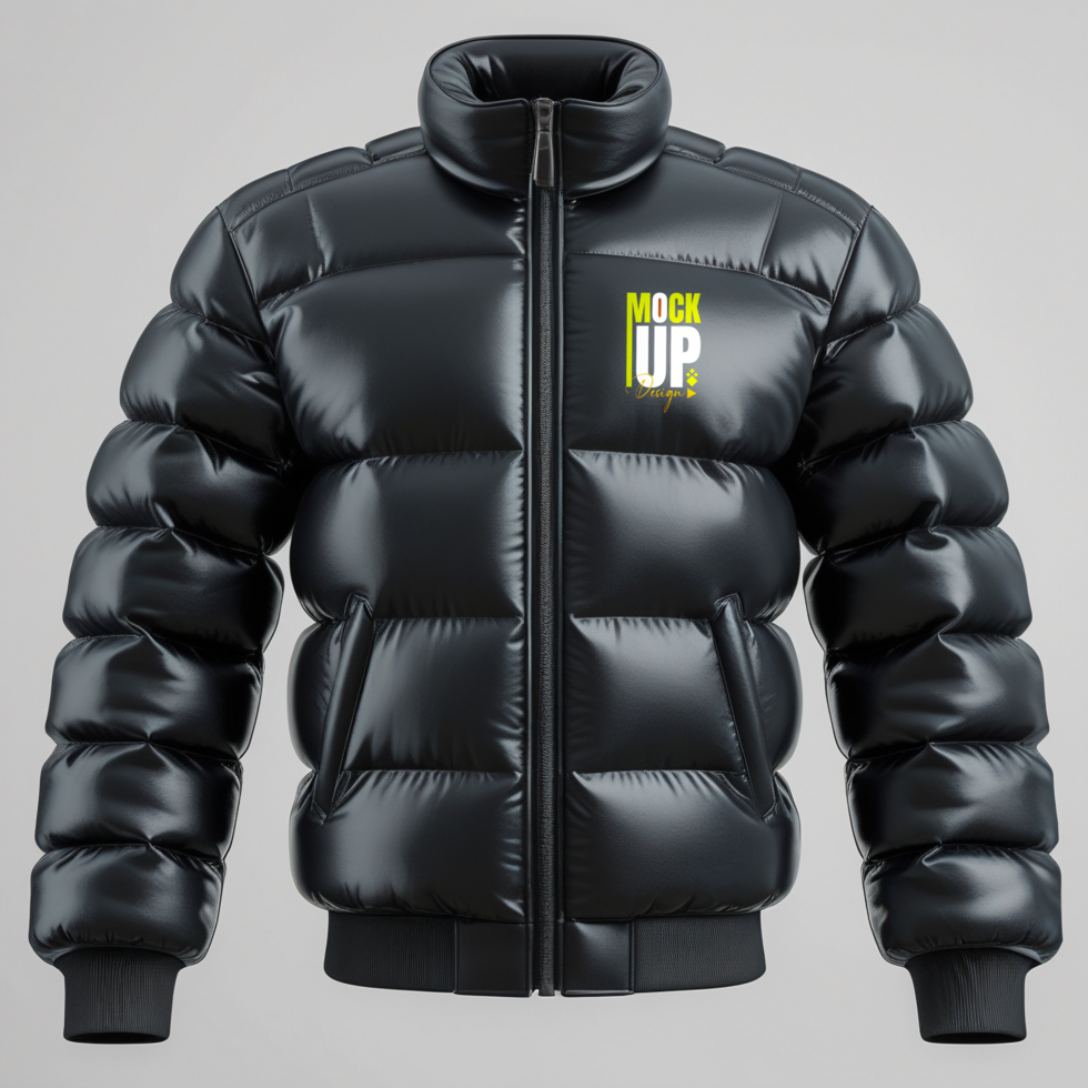 Bomber jacket and jumper mockup template ideal for trendy casual menswear outerwear psd