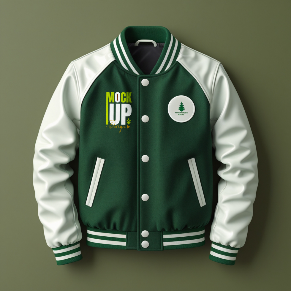 Realistic sweater and jacket outerwear mockup template for modern fashion apparel psd
