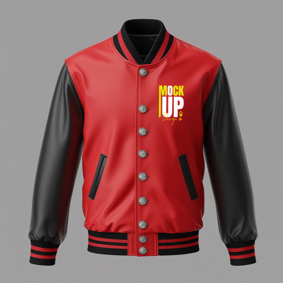 Modern jacket mockup template featuring outerwear sweaters in versatile apparel designs psd