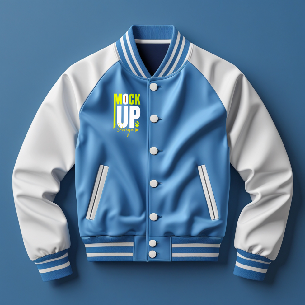 Sweater and jacket mockup template for fashionable outerwear apparel in modern designs psd