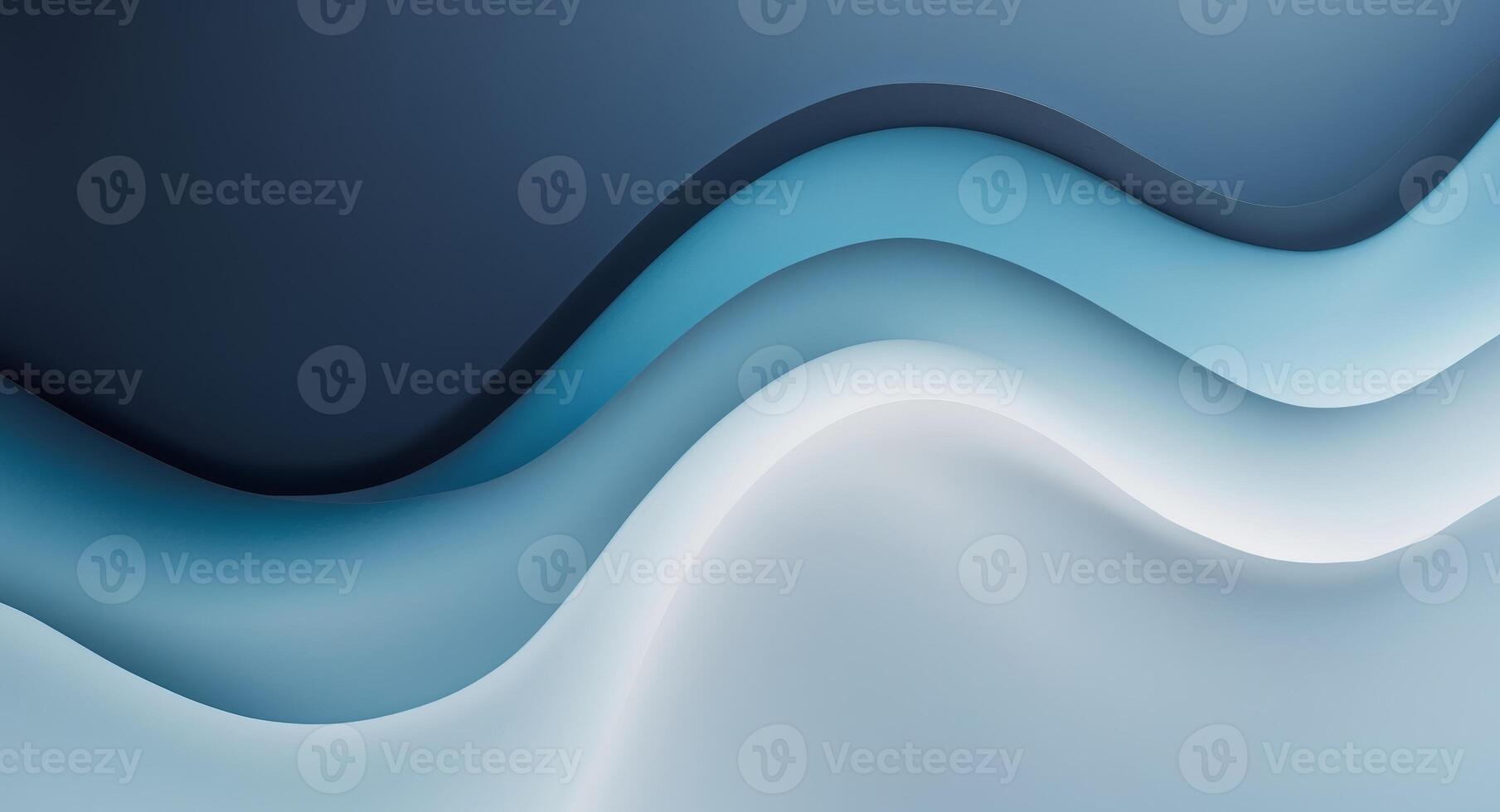 Harmonious Gradient Shading Creating Depth Through Smooth Color Transition from Deep Navy to Light Azure photo