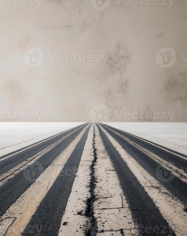 A full frame shot of a grungy asphalt road with a texture background Top view photo